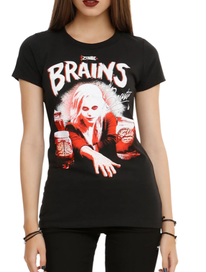 beauty and brains t shirt